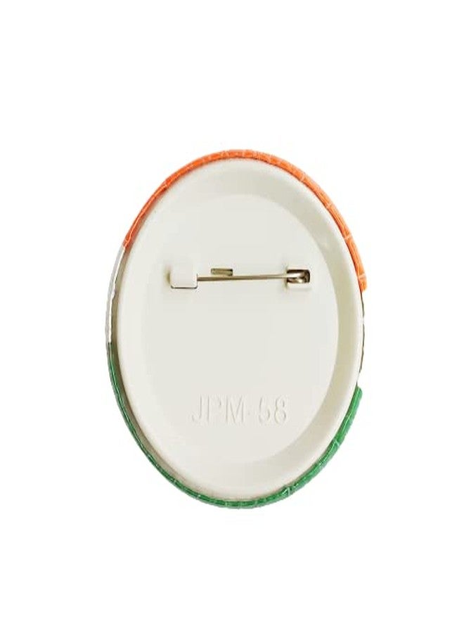 ال سي شارات علم الهند ثلاثية الألوان من جو كلاسيك | دبوس من الفولاذ المقاوم للصدأ (58 مم، عبوة من 5 قطع) (58، 5) - Image 3